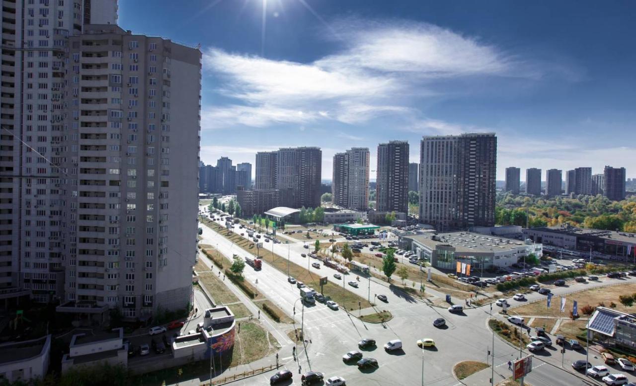 Солнечная квартира на Княжем Затоне Киев Екстериор снимка